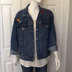 Levi Strauss Custom Embroidered Jean Jacket